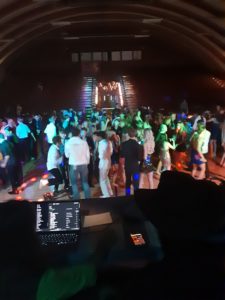 Random students dancing at Homecoming