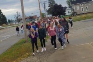 All school walk